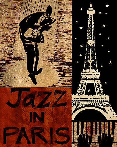 Array Jazz After Nightfall von Global Art Studios