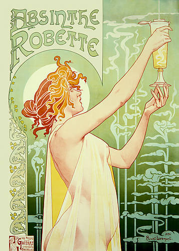 Array Absinthe Robette von Privat Livemont