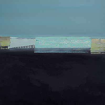 70cm x 70cm Blu II von Francesco Cusumano