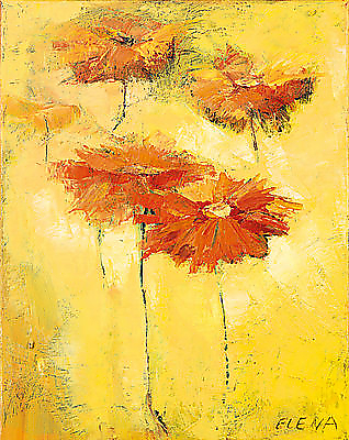 40cm x 50cm Feldblumen II von Elena Filatov