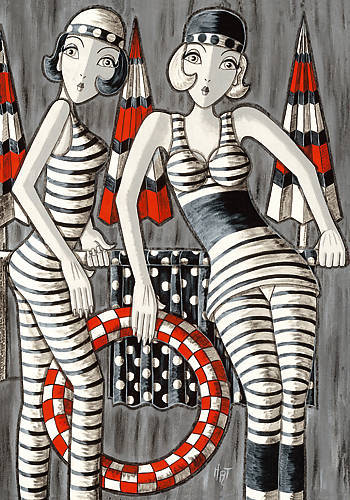 Array Les baigneuses des années folles von MIROTA