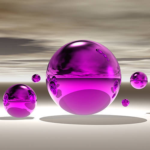 Array Purple Bowl von Peter Hillert
