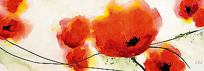 100cm x 35cm Flying Red von REIL,HEIDI
