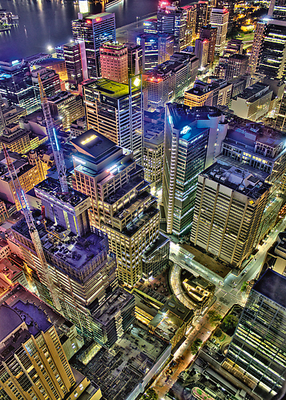 50cm x 70cm Sydney´s Skyline von Aurélien Terribles