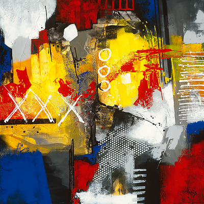 70cm x 70cm Lâché-prise von Jadis