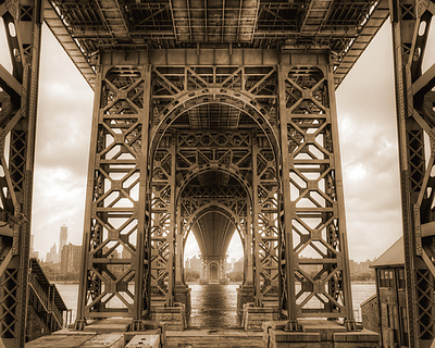 30cm x 24cm Under the Bridge von Aurélien Terribles
