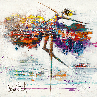 30cm x 30cm C´est beau la vie von Patrick Cornée