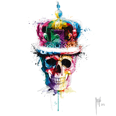 30cm x 30cm God save the Queen von Patrice Murciano