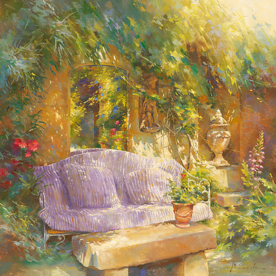 30cm x 30cm Le miroir von Johan Messely