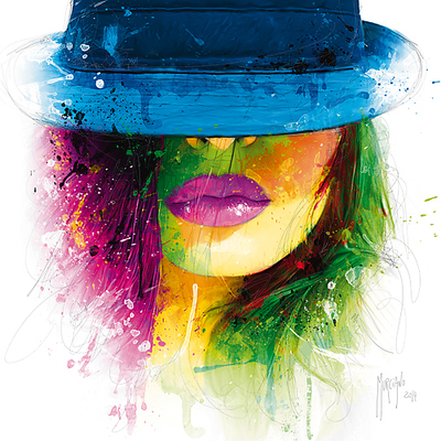 30cm x 30cm Coralie II von Patrice Murciano