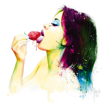 30cm x 30cm Fruity Kiss I von Patrice Murciano
