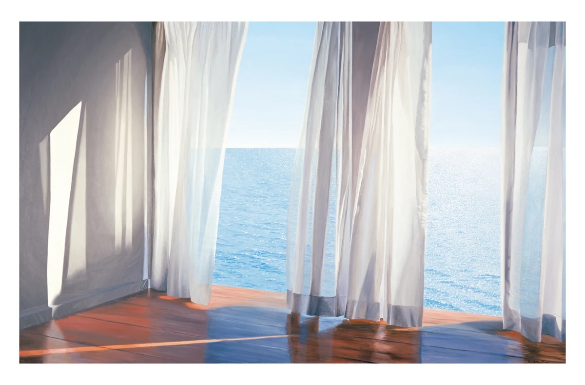 152cm x 101cm Blues come Through von Alice Dalton Brown
