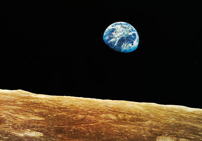 Array Apollo 8 Earth view von Nasa 1969