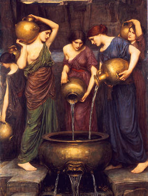 Array Die Danaiden von John William Waterhouse