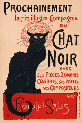 Array Le Chat Noir von Théophile Alexa Steinlen