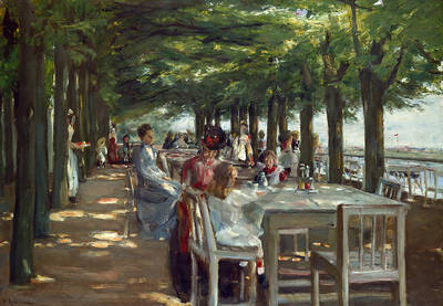 Array Terrasse des Restaurants Jacob von Max Liebermann