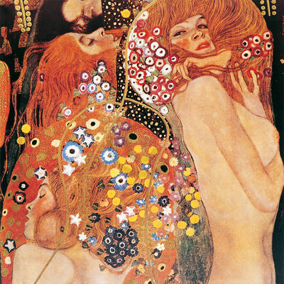 Array Wasserschlangen von Gustav Klimt