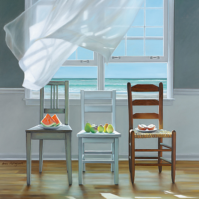 30cm x 30cm Beach Therapy von Karen Hollingsworth