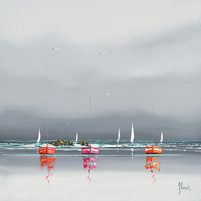 30cm x 30cm Avant l´orage II von Frédéric Flanet