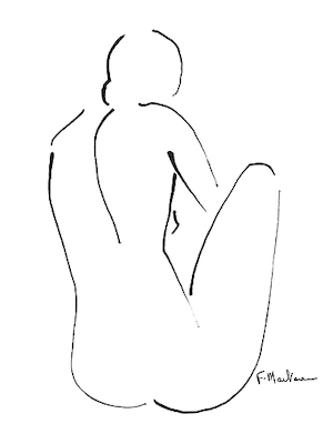 40cm x 50cm Aurély von Frédérique Marteau