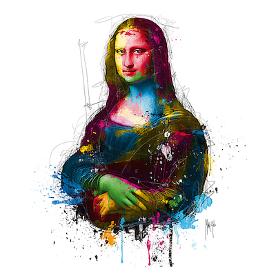 70cm x 70cm Da Vinci Pop von Patrice Murciano