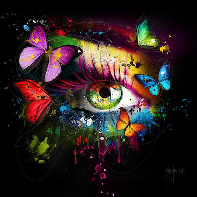 70cm x 70cm Le miroir de l´âme von Patrice Murciano