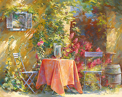50cm x 40cm Belle provençale von Johan Messely