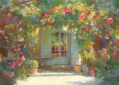 40cm x 30cm Parfum d´été von Johan Messely