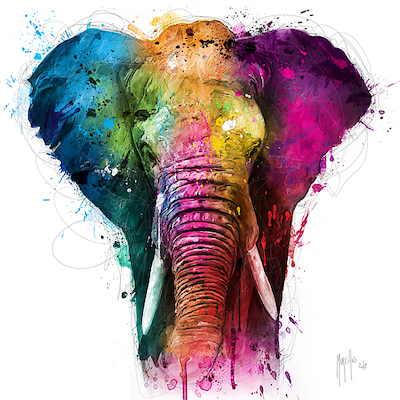 30cm x 30cm Africa Pop von Patrice Murciano