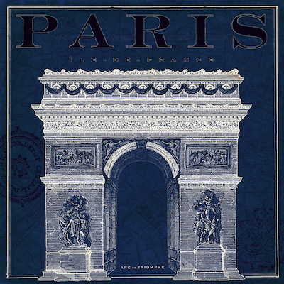 Array Blueprint Arc de Triomphe von Sue Schlabach