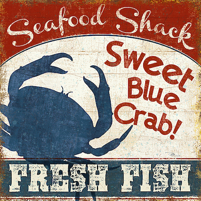 Array Fresh Seafood II von Pela Studio