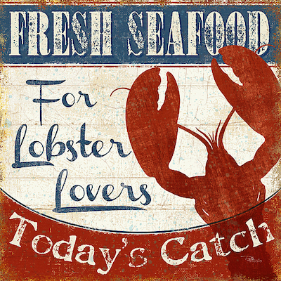 Array Fresh Seafood I von Pela Studio