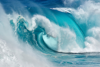 Array When the Ocean turns into Blue Fire von Montero