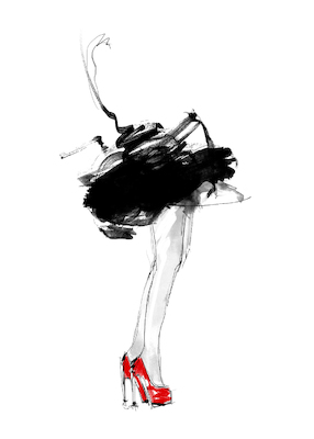 Array Red Shoes von Lotta Larsdotter