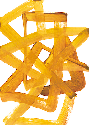 Array Gestural Brush 3 von Lora Gold