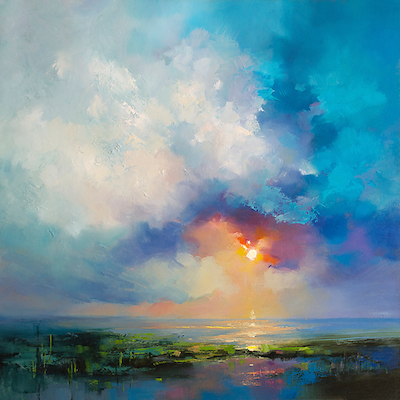 50cm x 50cm Morning Mist von Kasia Bruniany