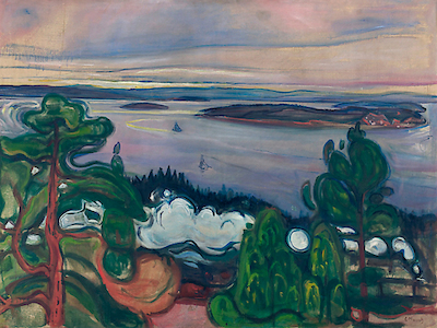Array Train Smoke 1900 von Edvard Munch
