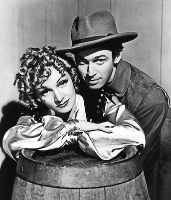 Array Destry Rides Again - Der große Bluff - Marlene Dietrich with James Stewart von Hollywood Photo Archive