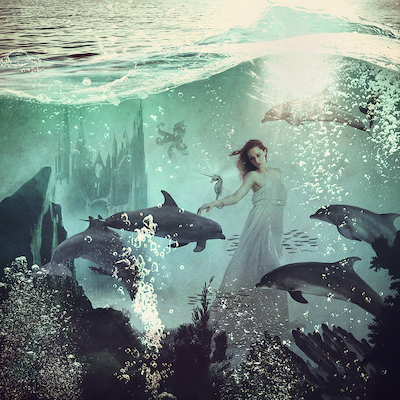 Array The Sea Unicorn Lady von Paula Belle Flores