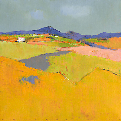 Array Le soleil dans le paysage von Jan Groenhart