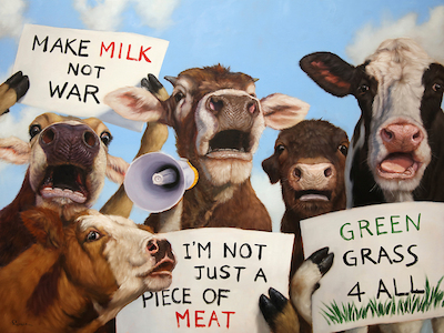 Array Political Moooovement von Lucia Heffernan