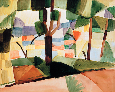 Array Kandern IV von August Macke
