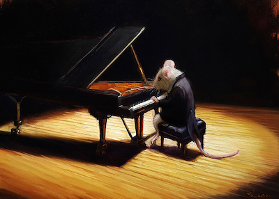 Array Little Pianist von Lucia Heffernan