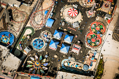 Array Coney Island Park von Sandrine Mulas