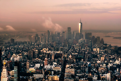 Array New York the pink Hour von Sandrine Mulas