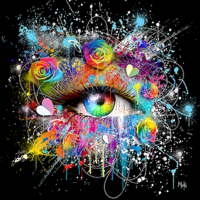 Array Oeil Pop noir von Moki