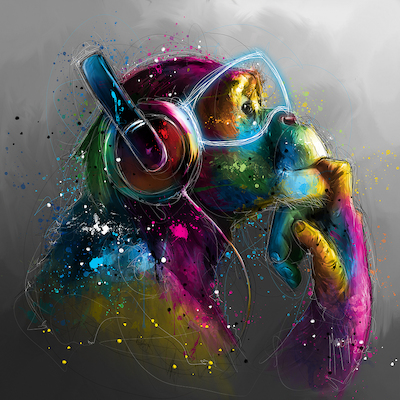 Array Meta Monkey von Patrice Murciano