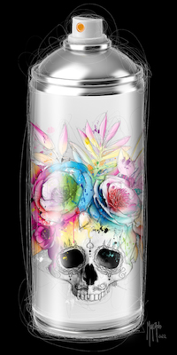 Array Soul Flowers las bombas black von Patrice Murciano