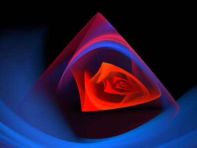 Array Pyramides rose von Giom de Sampre