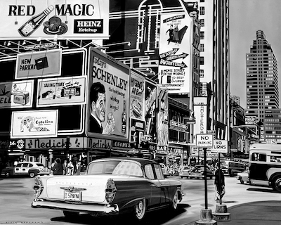 Array Advertising in the City von Alain Bertrand